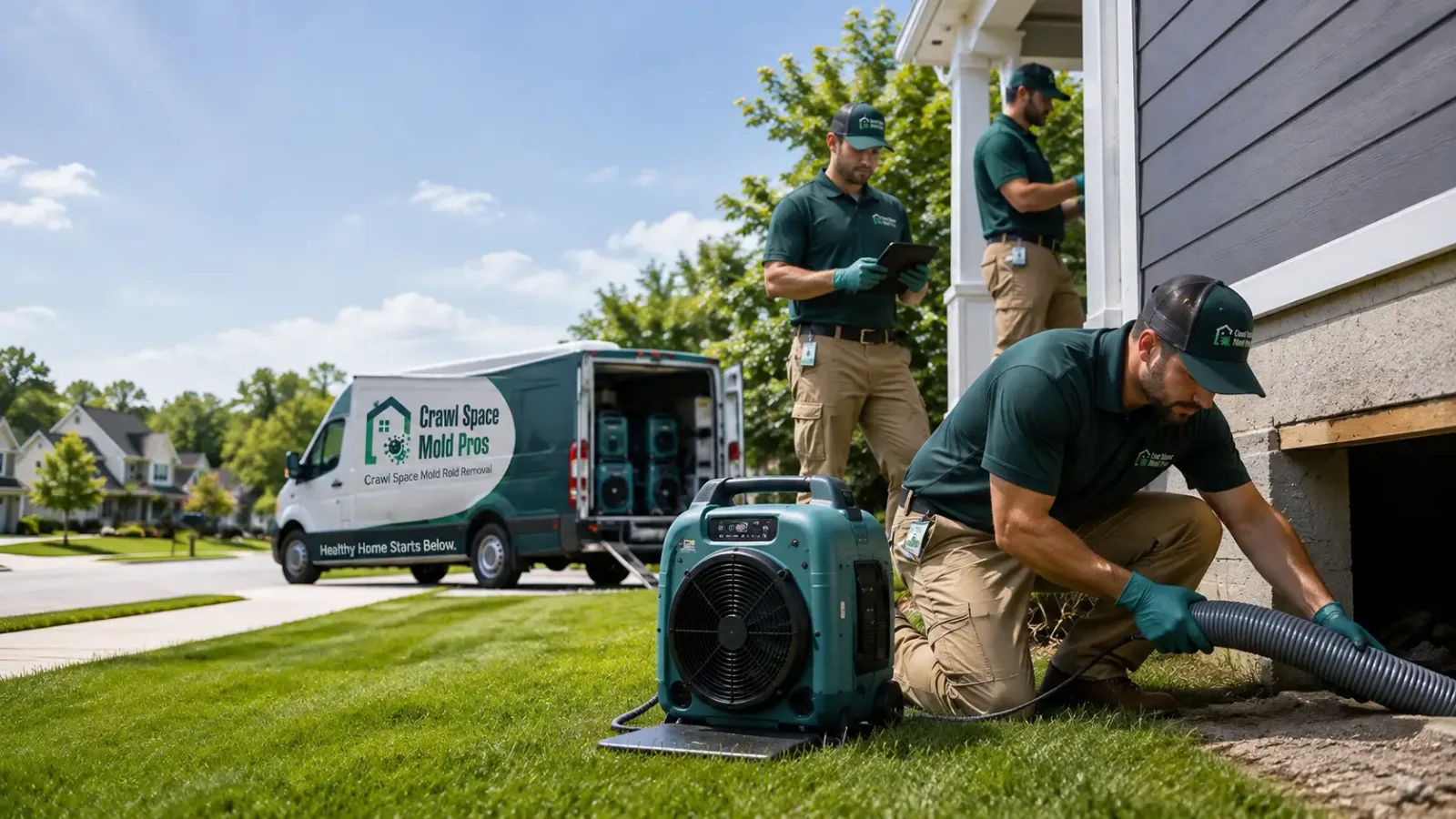 Crawl Space Mold Removal in Andover, KS
